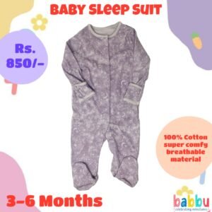Sleep suits 3-6 Months - Purple Galaxy