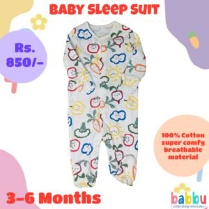 Sleep suits 3-6 Months - Vegetaables