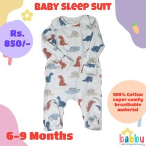 Sleep suits 6-9 Months - Dinos