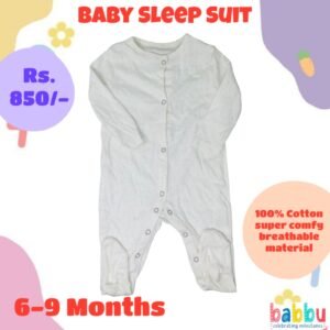 Sleep suits 6-9 Months - Small Multi Color Dots