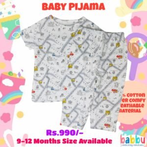 Pijamas 9-12 Months - Roads