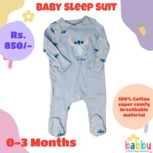 Sleep suits 0-3 Months - Stitch