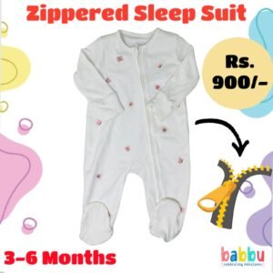 Zipper Sleep suits 3-6 Months - Butterflies