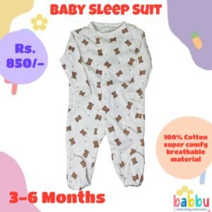 Sleep suits 3-6 Months - Bears