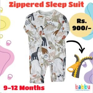 Zipper Sleep suits 9-12 Months - Dinos