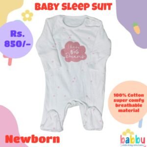 Sleep suits Newborn - I have Big Dreams