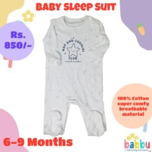 Sleep suits 6-9 Months - Nap and Cuddles with a Star