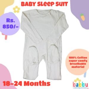 Zipper Sleep suits 18-24 Months - Off White