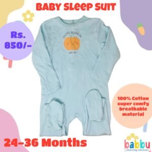 Sleep suits 24-36 Months - Pumpkin