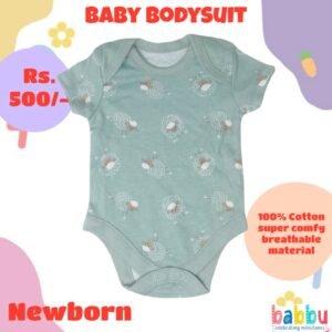 Bodysuits Newborn - Teal Sheep