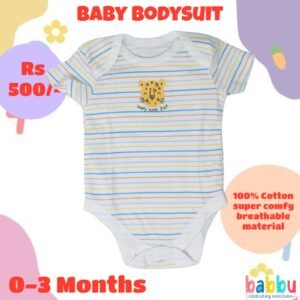 Bodysuits 0-3 Months - Tiger Face