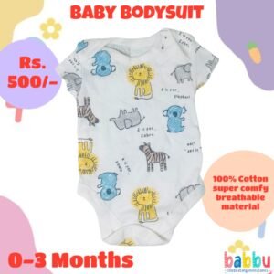 Bodysuits 0-3 Months - Animals