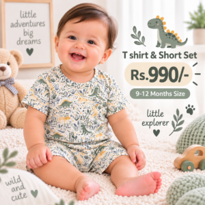 Short & T Shirt 9-12 Months - Crocs