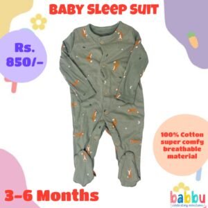 Sleep suits 3-6 Months - Foxes