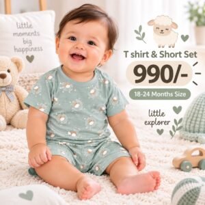 Short & T Shirt 18-24 Months - Green