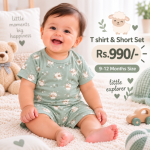 Short & T Shirt 9-12 Months - Green