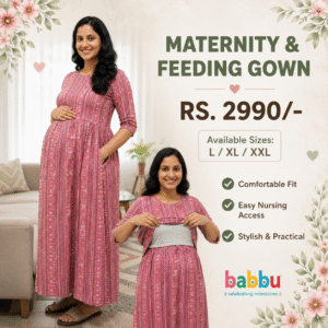 Maternity Frock - Red L