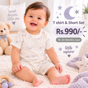 Short & T Shirt 18-24 Months - Small Stars