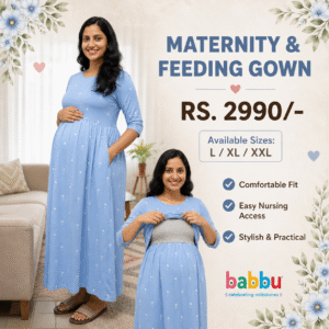 Maternity Frock - Blue 2XL