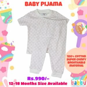Pijamas 12-18 Months - Small Pink Flowers