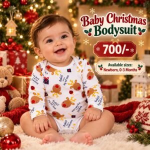 Bodysuits Newborn  - White Raindeer