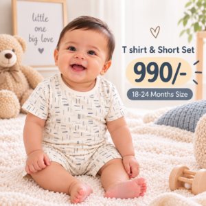 Short & T Shirt 18-24 Months - Small Stripes