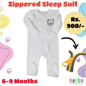 Zipper Sleep suits 6-9 Months - Tiger Face