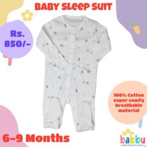 Sleep suits 6-9 Months - Small Bunny