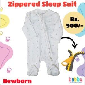 Zipper Sleep suits Newborn - Tiny Teddy
