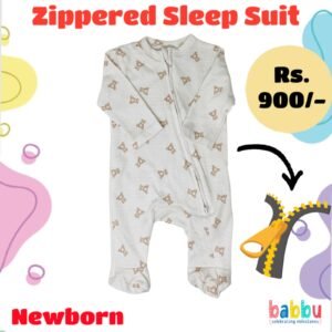 Zipper Sleep suits Newborn - Small Bears